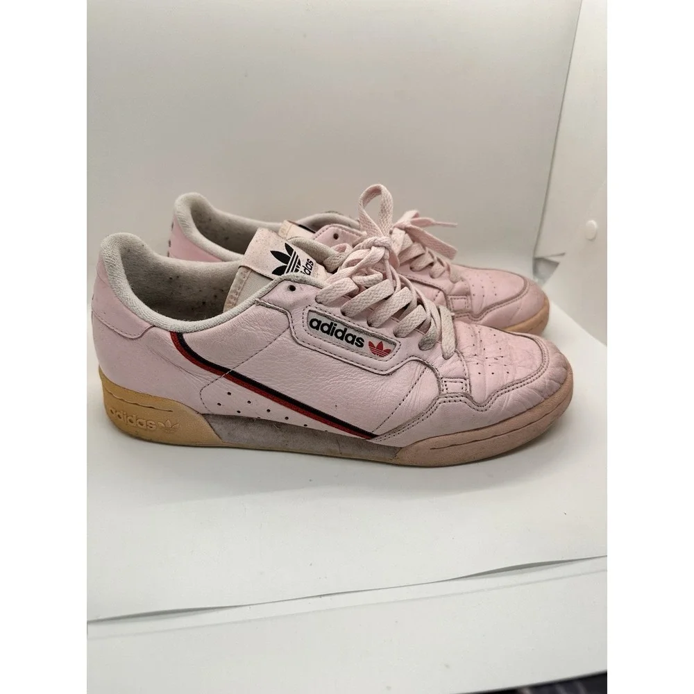 Adidas Originals Women's 10.5 Men's 8.5 Continental‎ 80's Sneakers Barbie Pink